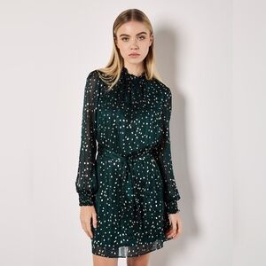 Gold Dot Shift dress